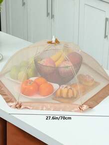 1 Đồng Bằng Lưới Bọc Thực Phẩm, Vải Không Dệt Tối Giản Có Thể Gập Lại Lều Thực Phẩm Lưới Cho Nhà Bếp - trái cam - Xem 2