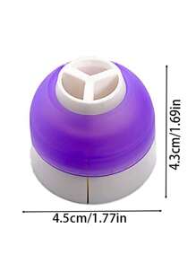 1入組奶油裝飾袋轉換器和三種色彩的烘焙用品,用於製作蛋糕裝飾工具 - 彩色 - 查看 2