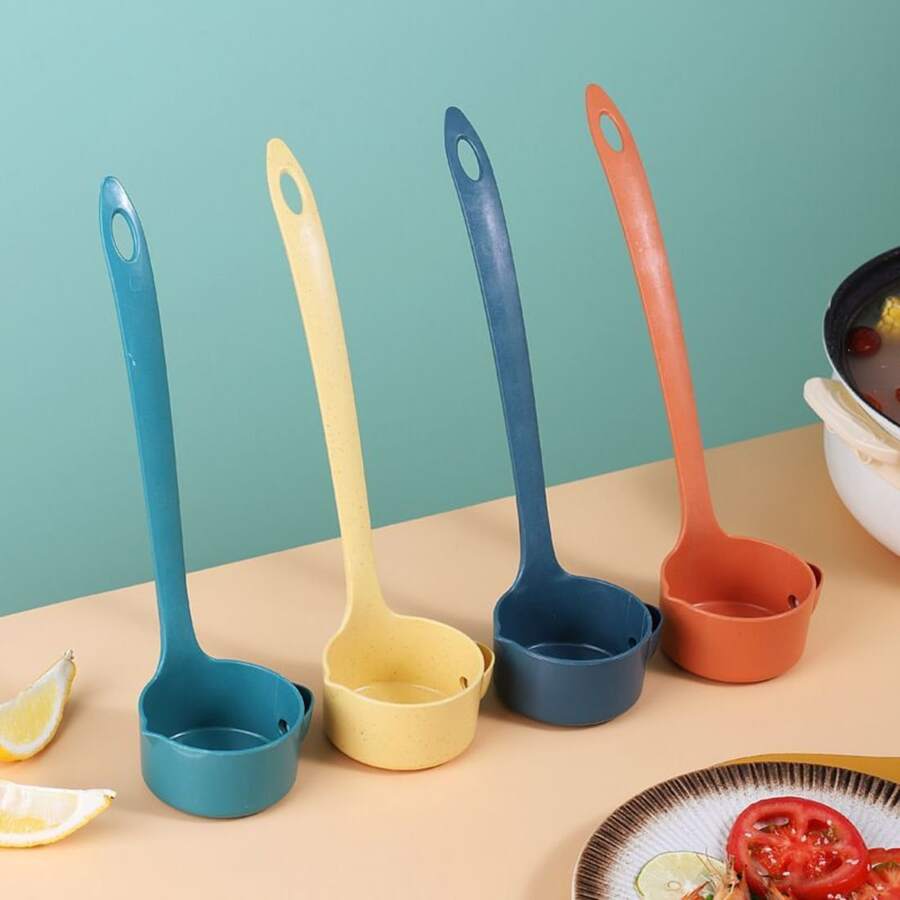 Soup Ladle - Teal Blue - View 1