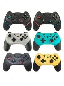 第三方无线游戏控制器，具有唤醒功能和 6 轴陀螺仪运动感应，兼容 Switch Pro - 黃色 - 查看 5