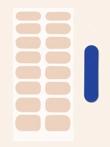 1 lámina de calcomanías de arte de uñas autoadhesivas de esmalte de uñas de unicolor y 1 lima de uñas, calcomanías de uñas completas de envolturas autoadhesivas para uñas en arte DIY pegatinas de uñas
pegatinas uñas
uñas pegatina
calcomanías para uñas decoración de uñas pegatinas de uñas pegatinas para uñas etiqueta engomada - Beis - Ver 2