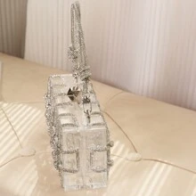 Luxe dinertas, avondtasje Glamoureus, elegant, voortreffelijk, rustig Luxe modieuze avondtas met strassversiering voor dames, vrouwen, voor feestmeisjes, bruid Perfect voor feest, bruiloft, schoolbal, diner/banket, diner/banket, beste cadeau voor Vrouwen moeder leraar vriend bruidsmeisje