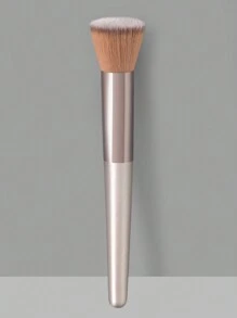 Findcolor 1pc Champagne-colored Multi-functional Makeup Brush, For Powder, Blush, Contouring, Highlighting, Face Makeup, Professional Makeup Brush - Champagne - View 3