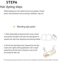 1 Caja De Crema De Tinte De Pelo De Café Con Caramelo - El primer set de tintes para el cabello [Caramel Coffee] - Ver 5