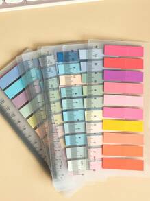 1 Set Of 10 Designs Pet Sticky Notes, Index Tabs, Labels, Repeated Use - Multicolor - View 2