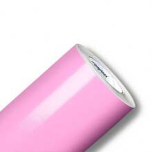 Vinil Adesivo Rosa A Prova D'água Para Envelopamento de Geladeira e Móveis 1 metro x 50 centímetros - Rosa chiclete - Visão 2