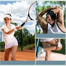 1pair Outdoor Sports Wristband, Sweat Absorbing Towel Wrist Guard, Tennis/Basketball/Fitness Wrist Support, Anti-Sprain Protective Wrist Strap, Unisex Protective Gear Gym Accessories
