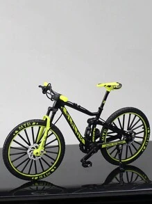 1入組1:10合金山地越野自行車模型玩具,家居裝飾或禮物 - 綠色 - 查看 1