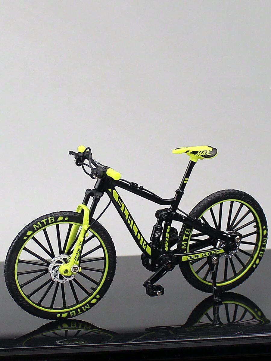1入組1:10合金山地越野自行車模型玩具,家居裝飾或禮物 - 綠色 - 查看 1