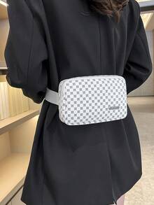 TIANDINGYU Clover Pattern Pu Leather Ladies' Waist Bag/fanny Pack - White - View 8