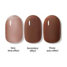 XEIJAYI 玫瑰紅色冰透凝膠指甲油 15 毫升浸泡閃光凝膠拋光劑適合所有季節 - 家庭沙龍美甲diy 女士禮物 - 玫瑰紅 - 查看 4