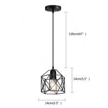 北歐鐵藝走廊、門廳、門廊、陽臺筒燈。現代簡約風格適用於入口和衣服房。燈泡不包含在內。 - 黑色 - 查看 7