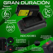 Kit Carga Y Juega Para Xbox 360 Batería Recargable Pila Para Control - Negro - Ver 5