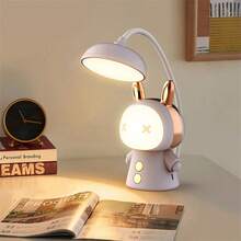 Usb Cartoon Led Table Lamp, Foldable, Rechargeable, Eye-care, For Student, Kids, Night Light (random Color) - Multicolor - View 9