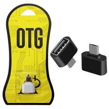 5 piezas  Adaptador OTG V8 a USB para Carga o Transferencia de Archivos - Blanco y Negro - Ver 1