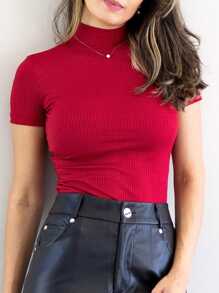 Women Blouses - 紅色 - 查看 1