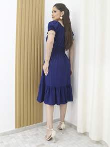 Women Dresses - 藏蓝色 - 查看 2