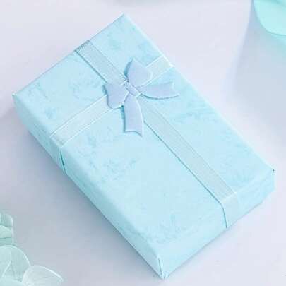 4入組精緻的雲和蝴蝶結細節的珠寶盒