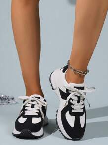 Scarpe casual vintage color crema d'avena, scarpe casual per donne, sneakers ultra morbide e versatili per attività sportive