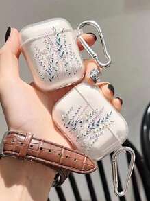 夏季1入組薰衣草香氣耳機盒，適用於Apple Airpods Pro，Pro 2，Airpods 3和Airpods 2 1，透明保護軟盒 - 淡紫色 - 查看 7