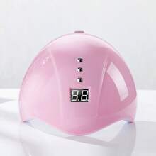 XEIJAYI 粉色指甲灯指甲烘干机，指甲光疗机双光源紫外线指甲灯，适合女士和女孩美甲 DIY 使用 - 粉色 - 查看 2