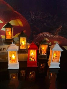 白色雪人聖誕小夜燈