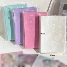 61x91mm 50 Unidades/pacote Mangas De Cartão, Mais Novos Cartões Postais Laser Coração Holo Sacos De Carga Superior De 3 Polegadas - Multicolorido - Ver 9