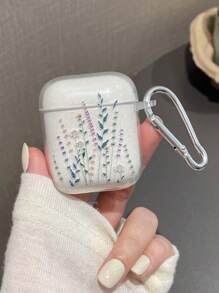 夏季1入組薰衣草香氣耳機盒，適用於Apple Airpods Pro，Pro 2，Airpods 3和Airpods 2 1，透明保護軟盒 - 淡紫色 - 查看 11