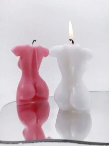 1 Box 1 Woman Body Shape Aromatherapy Candle Room Desk Decoration Ornaments Atmosphere Props With Scented Candles Shape Aromatherapy Small Candles To Send Friends Gifts, Halloween, Spooky, Autumn, Winter, Holiday, Festival, Gifts Birthday Graduation