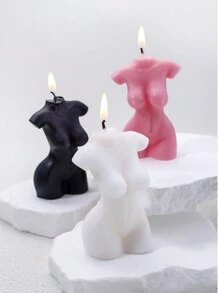 1 Box 1 Woman Body Shape Aromatherapy Candle Room Desk Decoration Ornaments Atmosphere Props With Scented Candles Shape Aromatherapy Small Candles To Send Friends Gifts, Halloween, Spooky, Autumn, Winter, Holiday, Festival, Gifts Birthday Graduation