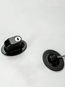 Circular Window Lock - Black - View 6