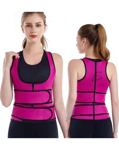 Faja Recortador de Cintura de Entrenamiento – Entrenador de Cintura con Cremallera y Recortadora