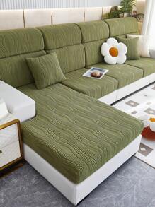 Bọc Sofa màu trơn - màu xanh lá - Xem 5