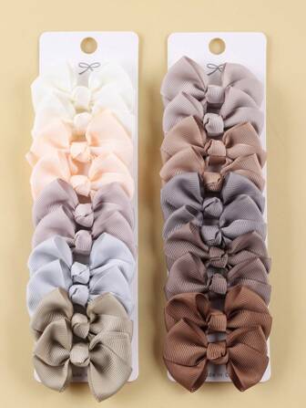 20 pièces de pinces colorées pour accessoires de cheveux de bébé avec de multiples combinaisons, amour saint-valentin