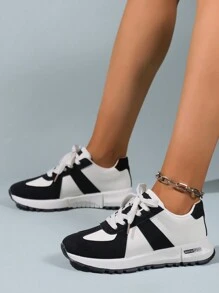 Scarpe casual vintage color crema d'avena, scarpe casual per donne, sneakers ultra morbide e versatili per attività sportive