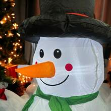 Inflables Navideños Gigantes para Interior o Exterior Inflable Santa Claus de 150 CM hasta 250 CM - MUÑECO DE NIEVE - Ver 5