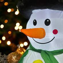 Inflables Navideños Gigantes para Interior o Exterior Inflable Santa Claus de 150 CM hasta 250 CM - MUÑECO DE NIEVE - Ver 6