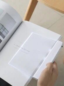 1 Pieza Luz De Lectura Plana De Panel Led Para Leer En La Cama Por La Noche