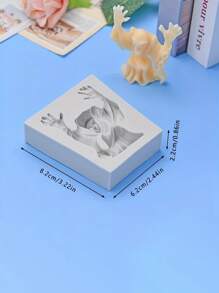 1pc Handmade Silicone Mold For Making Death Candle, Halloween - Grey - View 5