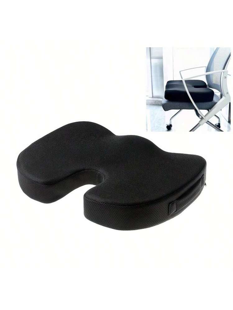 Car Wedge Seat Cushion Pad For Coccyx Sciatica Coccyx Pain Relief, Increase Wedge Booster Seat Cushion For Short Drivers, Truck Drivers, Non-Slip, Washable - View #3