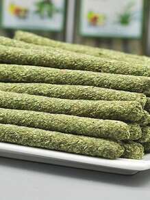 1 Set 13pcs Pet Teeth Cleaning Toys, Rabbit Grass Balls, Hamster Chew Sticks Combination Set With Rabbit Tooth Grinding Stick - Multicolor - View 7