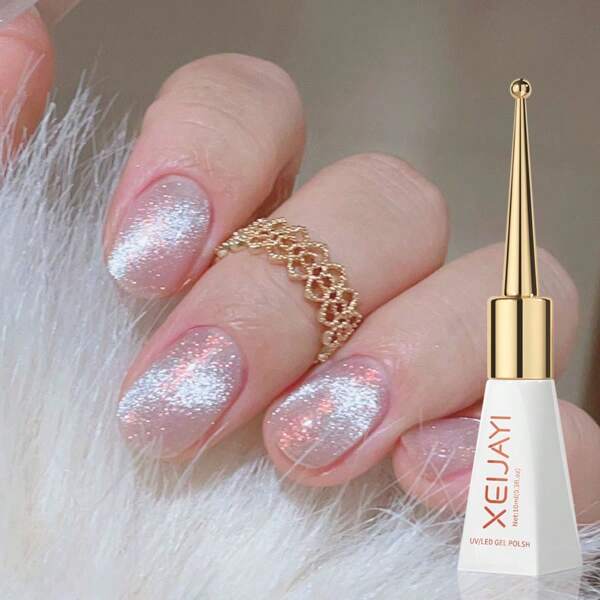 XEIJAYI Esmalte En Gel De Ojos De Gato Holográfico, Magnetico Y Brillante Estilo Y2k, Removible Con Uv Y Led, Diy De Arte De Uñas En Salón De Belleza En Casa, Regalo Para Mujeres