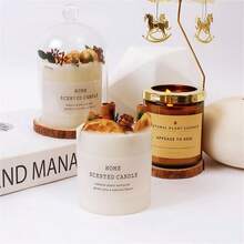 1 支森系花卉香薰蜡烛，适合浪漫晚餐、节日庆祝、生日、助眠香薰 - 玫瑰款 - 查看 5