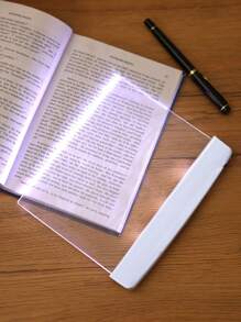 1 Pieza Luz De Lectura Plana De Panel Led Para Leer En La Cama Por La Noche