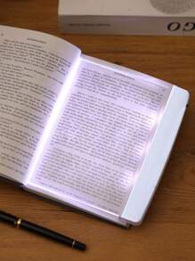 1 Pieza Luz De Lectura Plana De Panel Led Para Leer En La Cama Por La Noche
