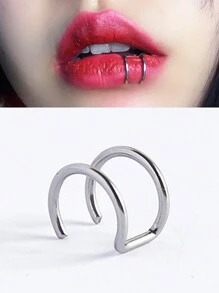 Vòng môi - Bạc - Xem 2