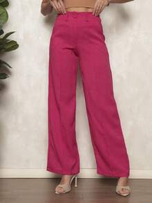 Women Pants - Màu Hồng Tươi - Xem 4