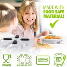 Magnetic Microwave Cover, Bpa-free Anti-splash Protective Device With Steam Vent, For Clean And Organized Cooking, Microwave/food Plate Cover, Kitchen Gadget For Oven And Food Protection - Transparent - View 4