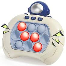 解壓兒童遊戲玩具,手持遊戲適用於兒童6-8,快推遊戲,泡泡壓力點亮遊戲,感官玩具迷你遊戲,生日禮物適用於8-12老男孩,女孩,青少年 - 白色 - 查看 2