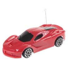 Carrinho de Controle Remoto Com Volante Drop 3 Funções Ferrari Amarelo - Vermelho - Visão 2